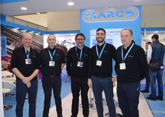 The team from Marco - Andy Legg, Murray Hilborne, Russell Shenton, Jose Fernandez and Paul Seamons.
